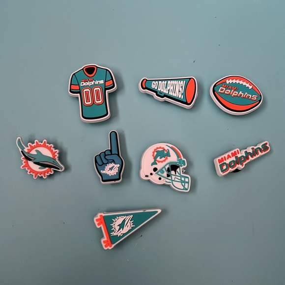Football Shoe Decoration Charms Multi Pack Unisex-Adult Teens - 9 PC per Team - Picture 6 of 10